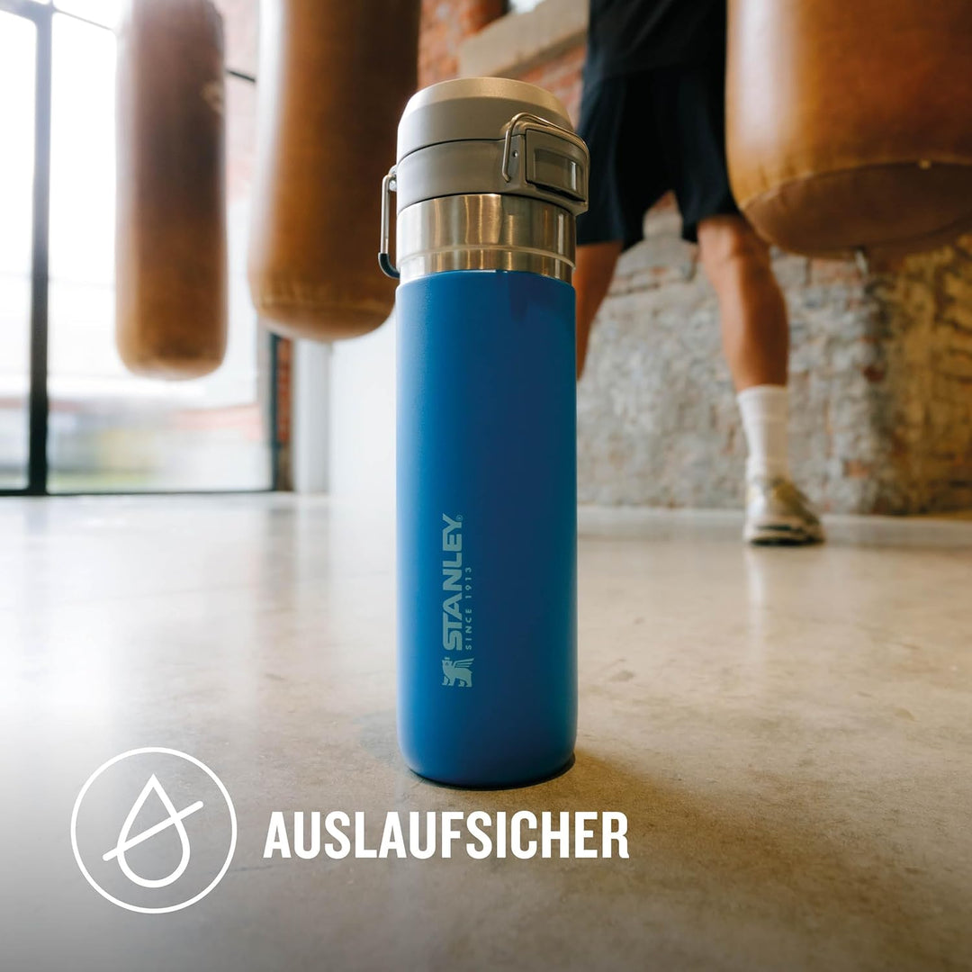 Stanley Quick Flip Trinkflasche Edelstahl - Hält 7+ Stunden Kalt - Wasserflasche BPA-Frei - Spülmasc