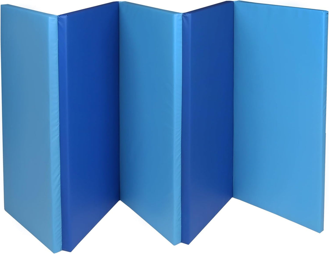 IKEA PLUFSIG Faltbare Gymnastikmatte, 78x185 cm (Blau)