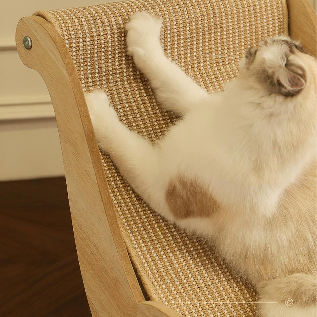 Generisch Katzen-Schaukelstuhl Eleganter, Robuster Sisal-Katzen-Loungesessel, Haustierfreundlicher M