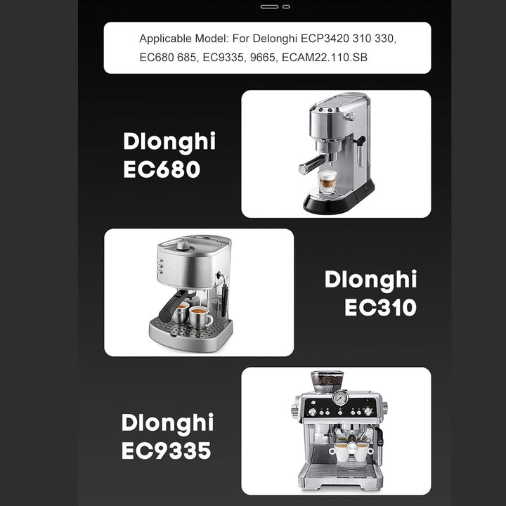 Edelstahl-Kaffeedampfdüse, Leistungsstarker Dampf, Geeignet für ECP3420 310 330, EC680 685, EC9335,
