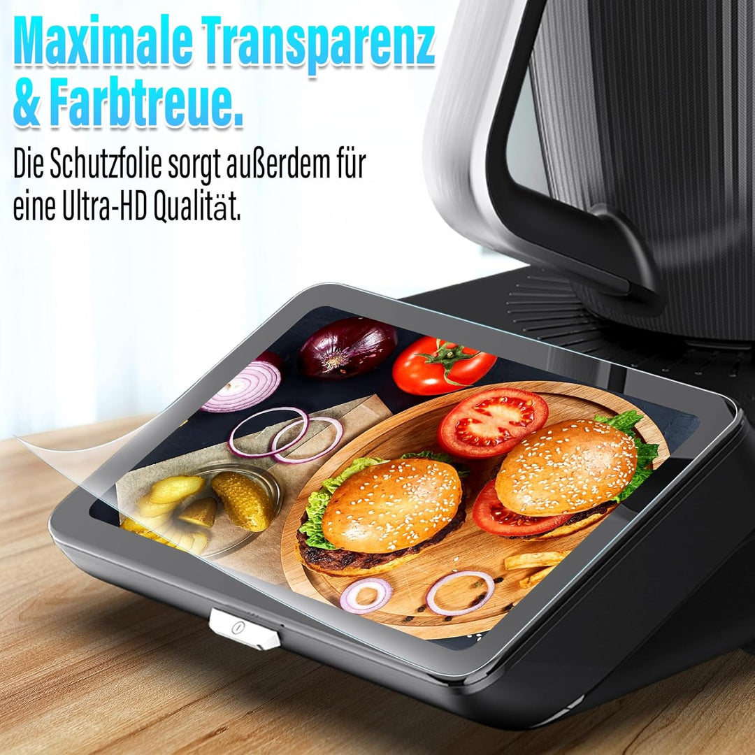 Sun3drucker Schutzfolie kompatibel mit Vorwerk Thermomix TM7, Displayschutz-Folie glasklare Displays