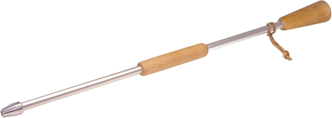 Flammenbläser Bouffadou Firekeeper Blasrohr zum Feuer anfachen Buchenholz& Aluminium 60cm