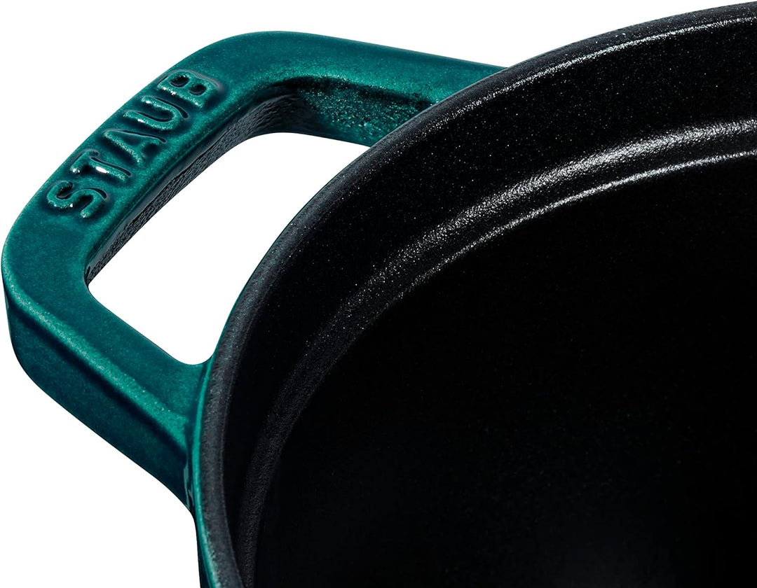 STAUB Gusseisen Bräter/Cocotte, Oval 31 cm, 5,5 L, Aromaregen Funktion, Für alle Herdarten geeignet,