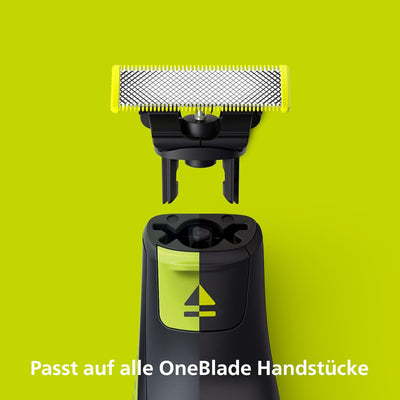 Philips OneBlade Authentische Ersatzklingen für alle OneBlade und OneBlade Pro Modelle, aus langlebi