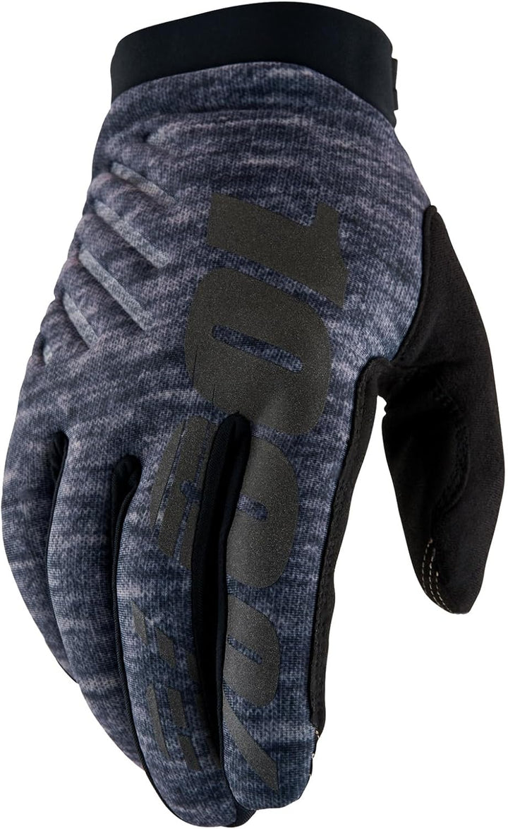 100% Herren BRISKER 100% Handschuh Jugend Handschuhe M grau meliert, M grau meliert