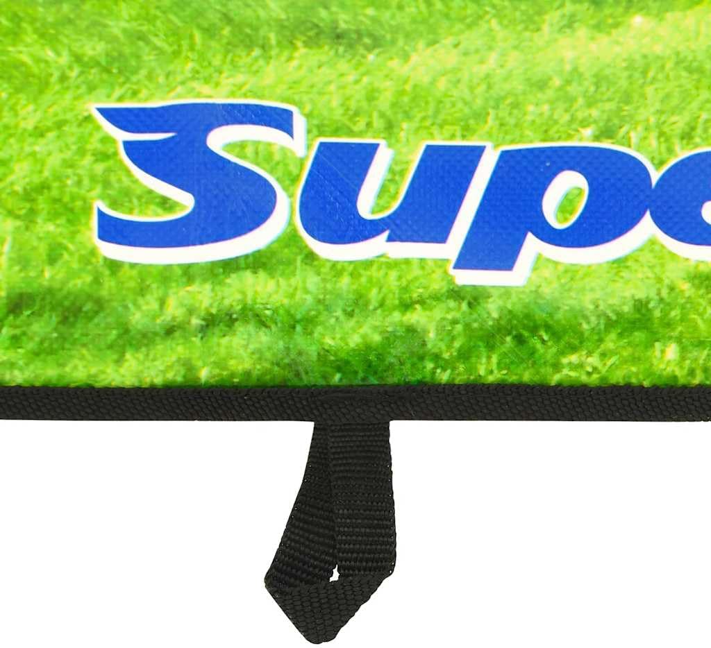 vidaXL Fussballtor Set mit Torwand Fussball Netz Pumpe 4 Erdspiessen Kinder Fussballnetz Fussballtor