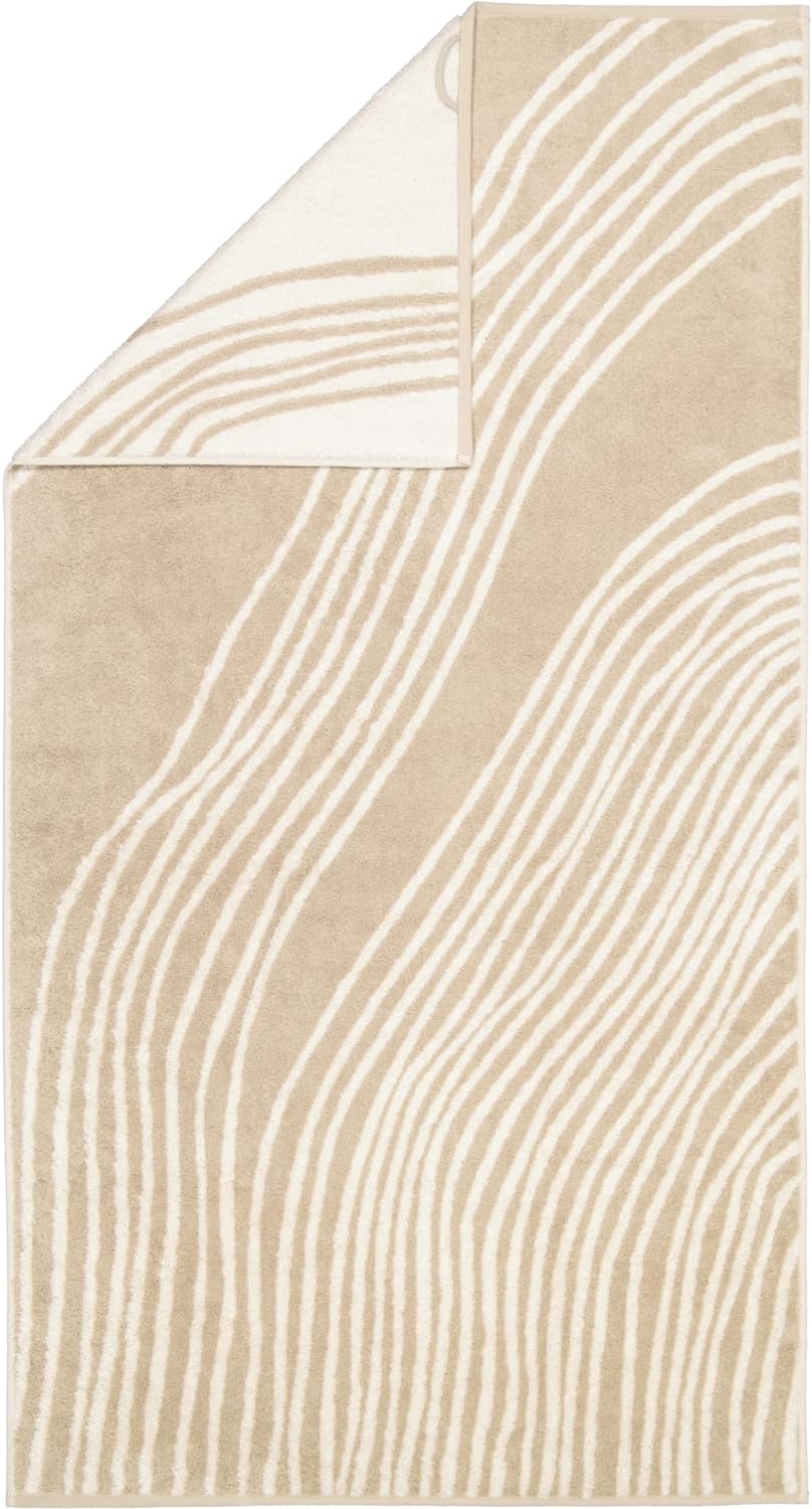 CAWÖ Home Handtücher Gallery Flow 6210 Natur - 33 Duschtuch 70x140 cm, Duschtuch 70x140 cm