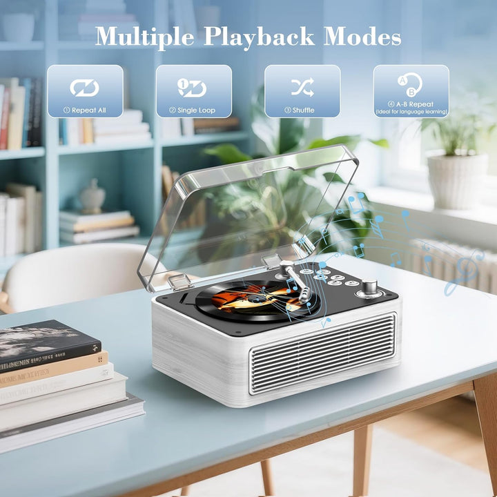 CD Player Tragbar Bluetooth: Kegaudio Radio mit CD-Player Tragbarer mit Lautsprecher Fernbedienung U