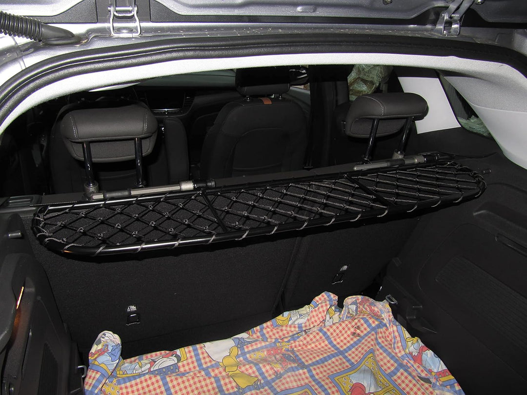 ERGOTECH Trennnetz Trenngitter kompatibel mit OPEL Crossland X (2017-2020) & Crossland (ab BJ 2021),