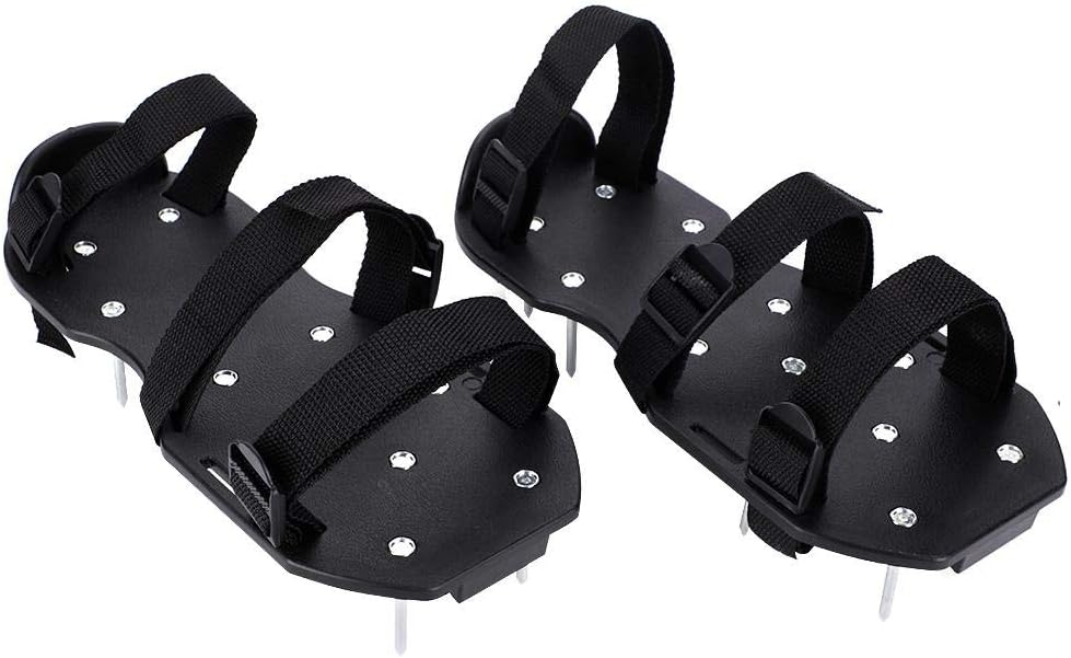 Cocoarm Sandalen für Rasenbelüfter, Rasenbelüfter, Seide, Loosening Aerator Schuhe mit Spitzen, Flec