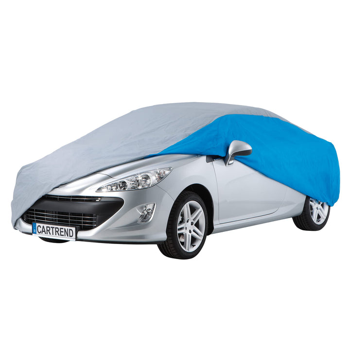 cartrend Vollgarage Vlies Grösse M, wasserabweisend, Stoffgarage Autoplane Autobezug Autoabdeckung A