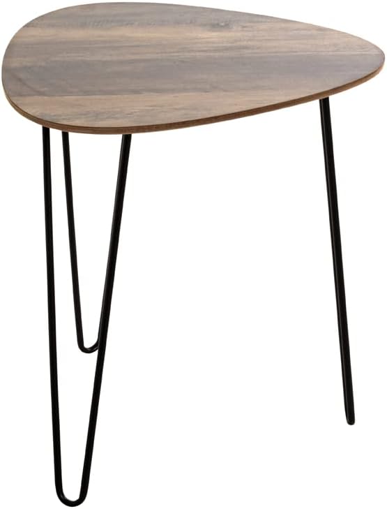 HAKU Möbel Beistelltisch, MDF, schwarz-eiche, B 40 x T 40 x H 43 cm Schwarz-eiche 40 x 40 x H 43, Sc