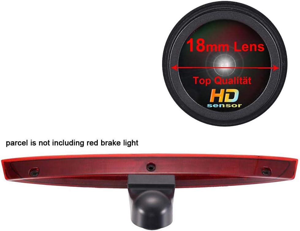 1280 * 720 Brake Bremsleuchte Auto Kamera Third roof Bremslicht Rückfahrkamera Replacement for Merce