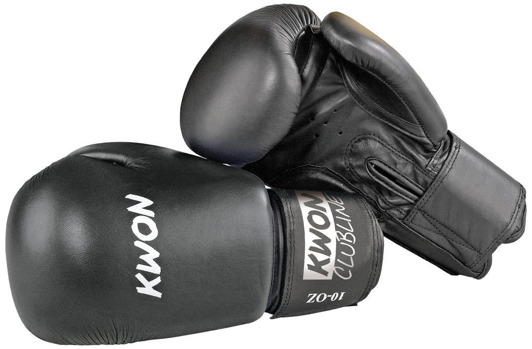 KWON Boxhandschuh Clubline Pointer 10 oz Schwarz, 10 oz Schwarz