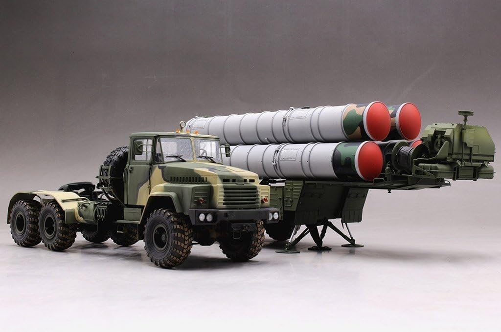 Hobby Boss 385511 Russian KrAZ-260B Trctor w S-300PMU 1/35 KrAZ-260 B mit 5P85TE Tel Modellbausatz,