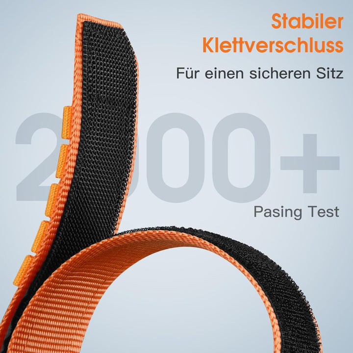 Bandletic Nylon Armband für Garmin Fenix 6/5/7, Forerunner 965/955/945/745/Approach S62/S60/Epix 2,