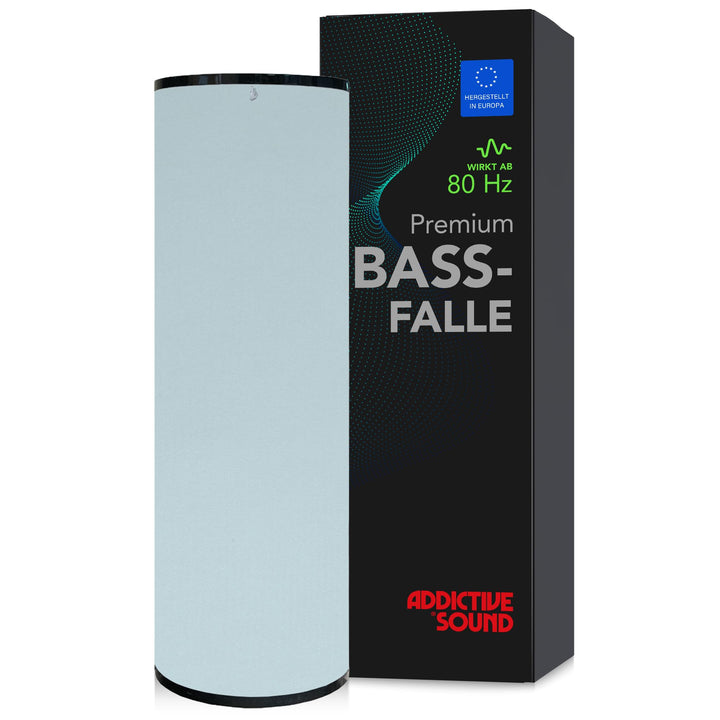 Addictive Sound Premium Schalldämmung Wand 100x30 cm Bassfalle - Akustikpaneele Wand zum Hause, Stud