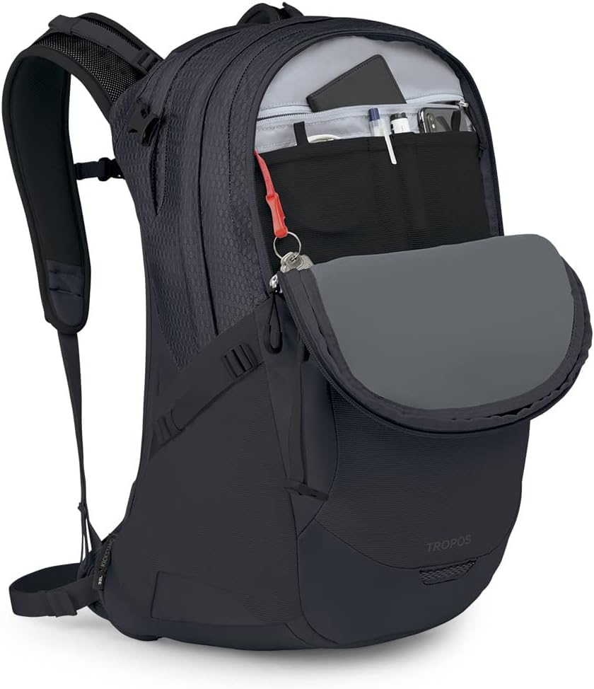 Osprey Unisex Tropos Backpack Einheitsgrösse Schwarz, Einheitsgrösse Schwarz