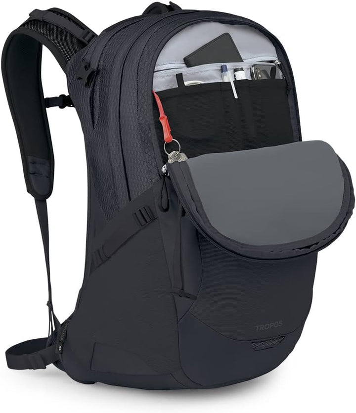 Osprey Unisex Tropos Backpack Einheitsgrösse Schwarz, Einheitsgrösse Schwarz