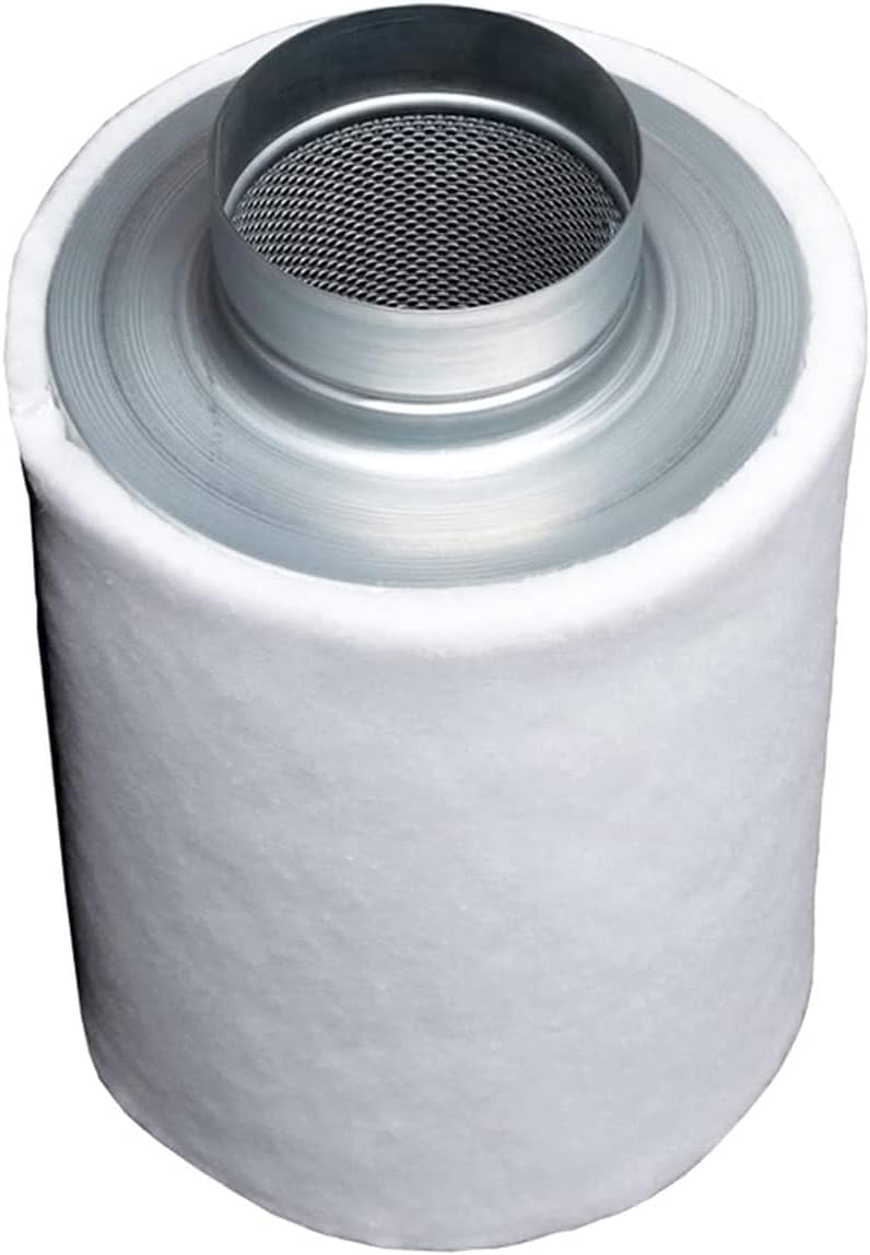 HYDROPLANETE Belüftungsset, 100 mm, für Growbox mit Absaugvorrichtung 190 m³/h und Aktivkohlefilter