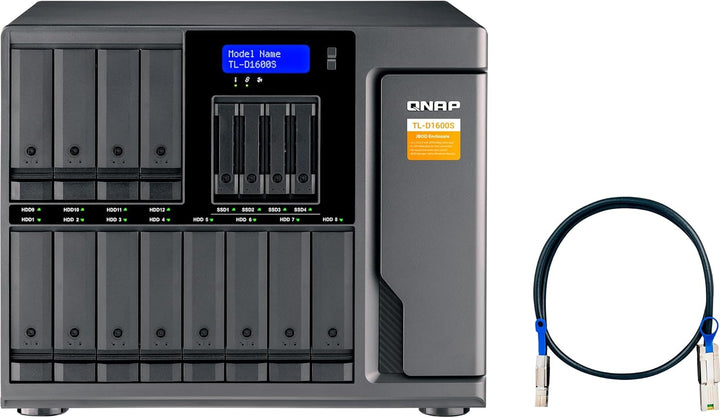 Qnap TL-D1600S 16 Bay Desktop JBOD Speichergehäuse