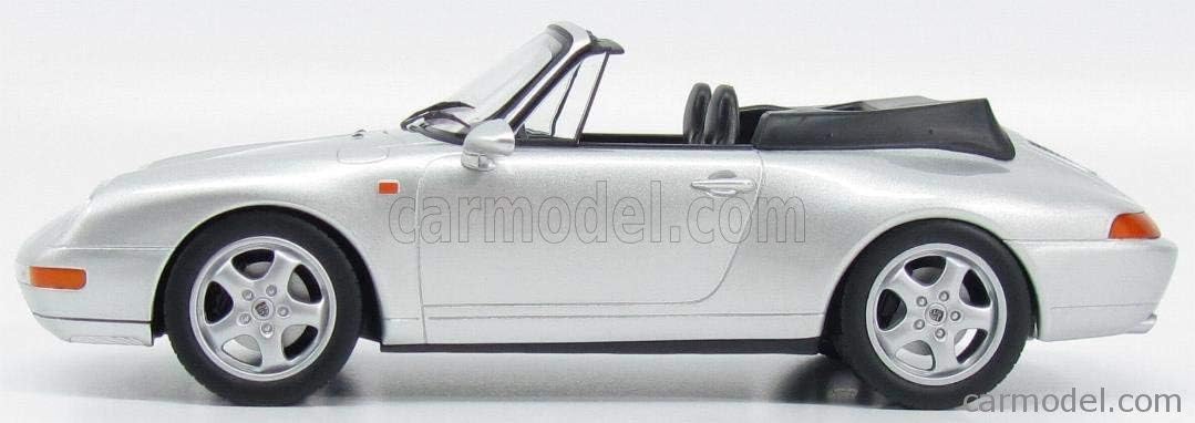Norev Porsche 911 993 Cabriolet 1994 Silber Modellauto 187592 1:18