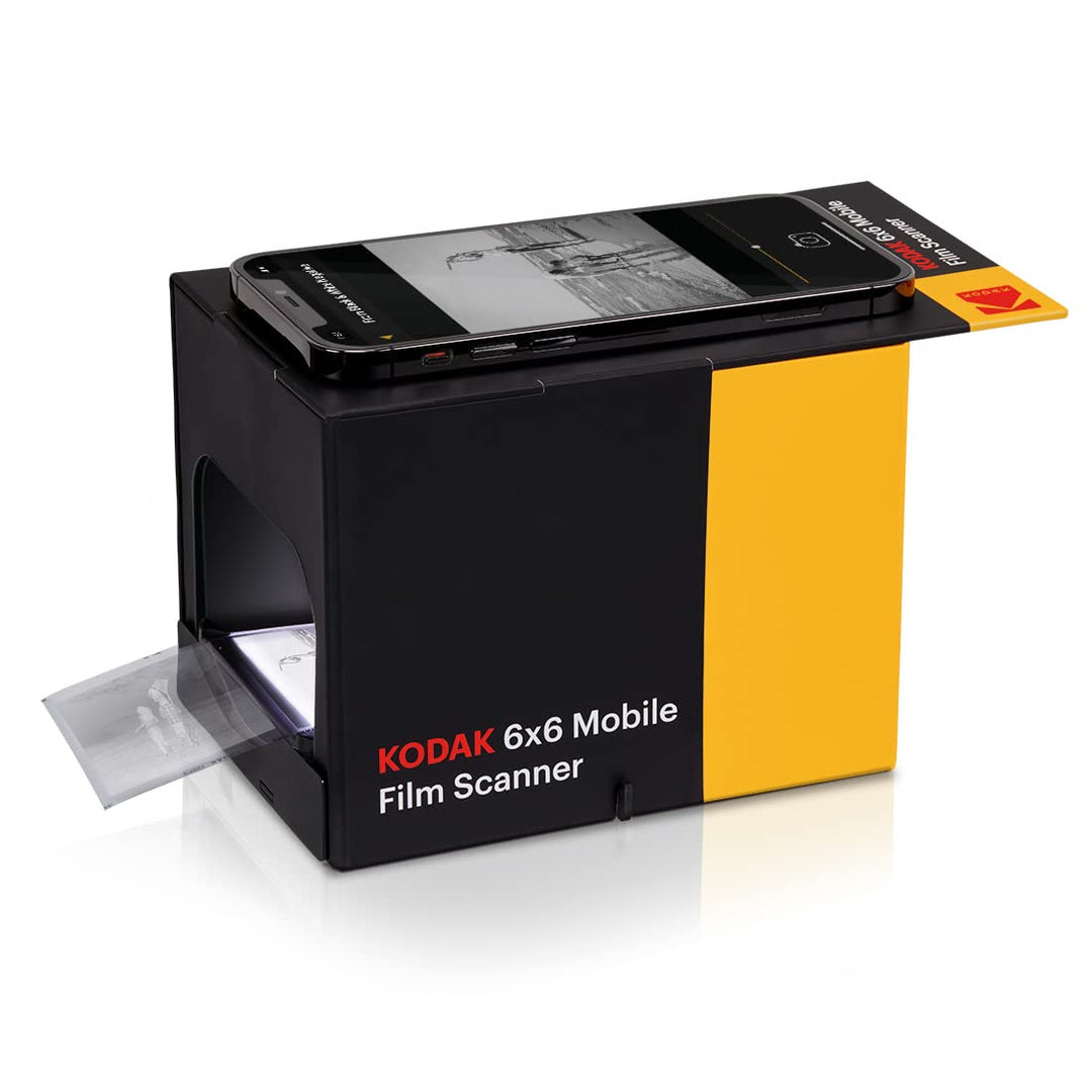 KODAK 6x6 Mobiler Filmscanner, konvertieren und speichern Sie 6x6 Dias und Negative [120 und 220 Fil