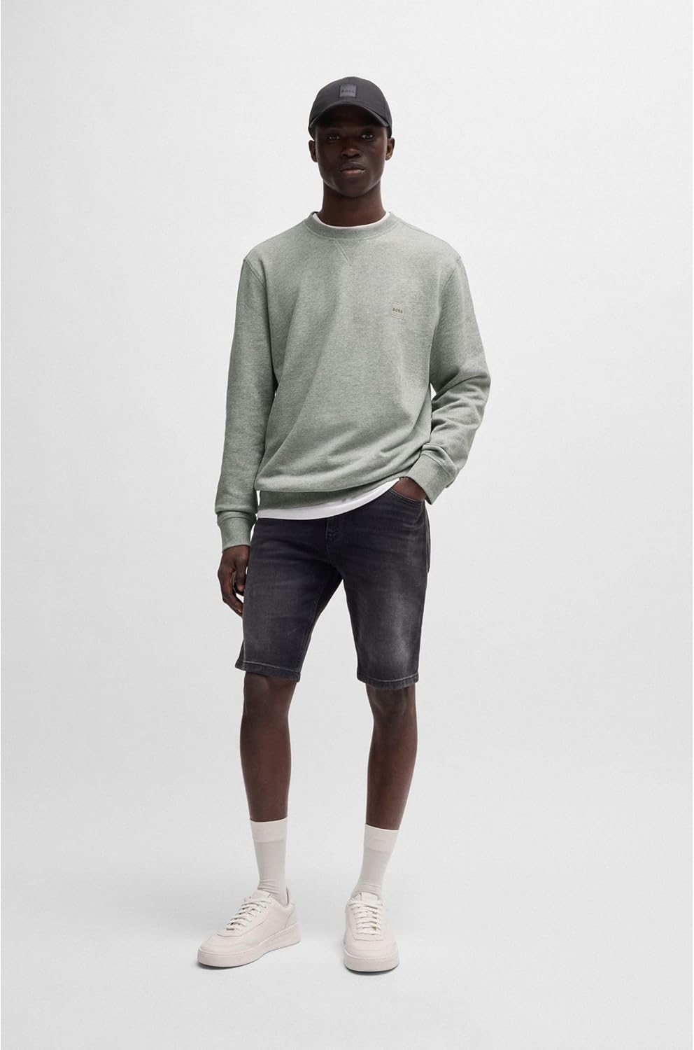 BOSS Herren Westart 1 Pullover XXL Light/Pastel Grey51, XXL Light/Pastel Grey51