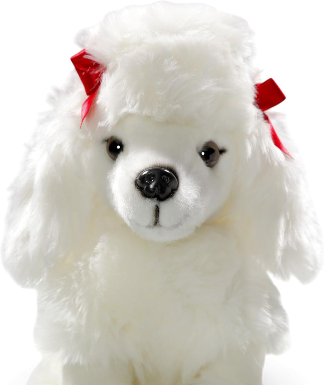 Carl Dick Pudel sitzend weiss, Hund, Plüschtier, Kuscheltier ca. 28cm 3501 P - Weiss, P - Weiss