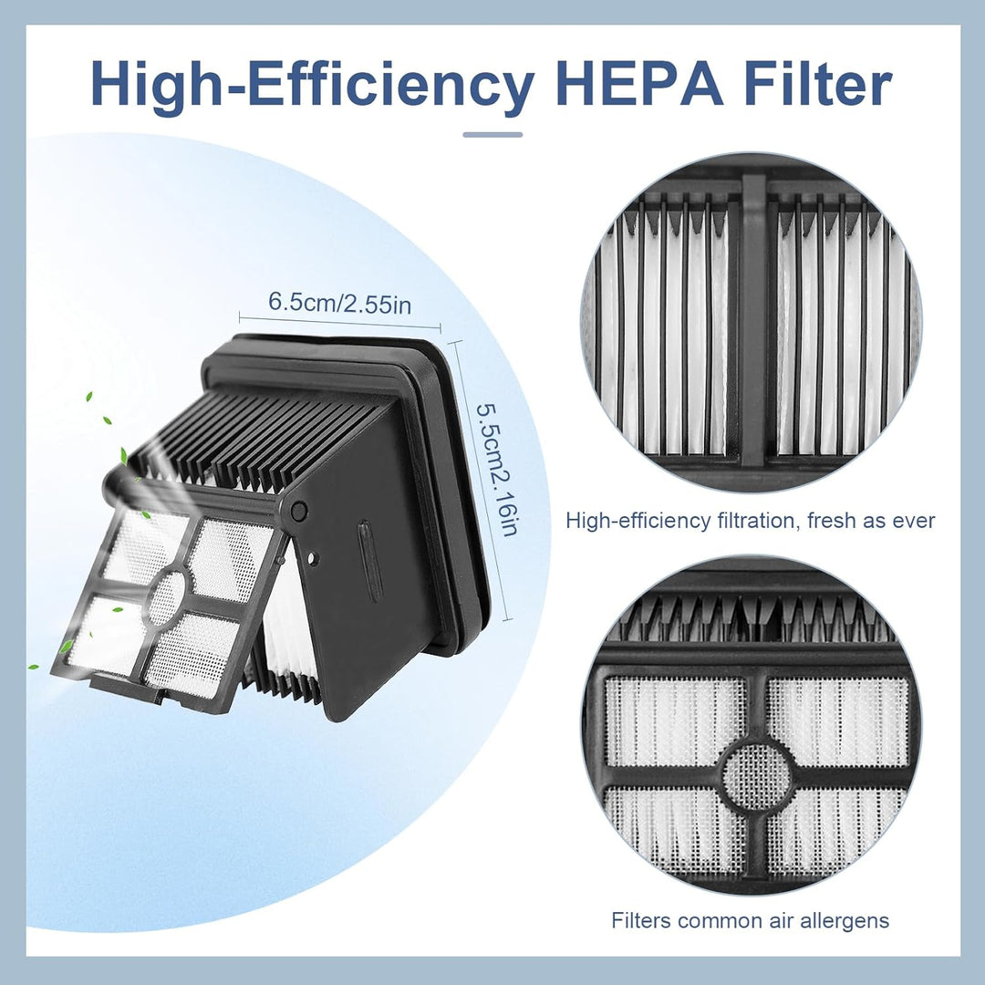 Bürstenrolle Filter Ersatzteile für Dreame H12S Nass- und Trockensauger Zubehörset, 2 Bürstenrolle,
