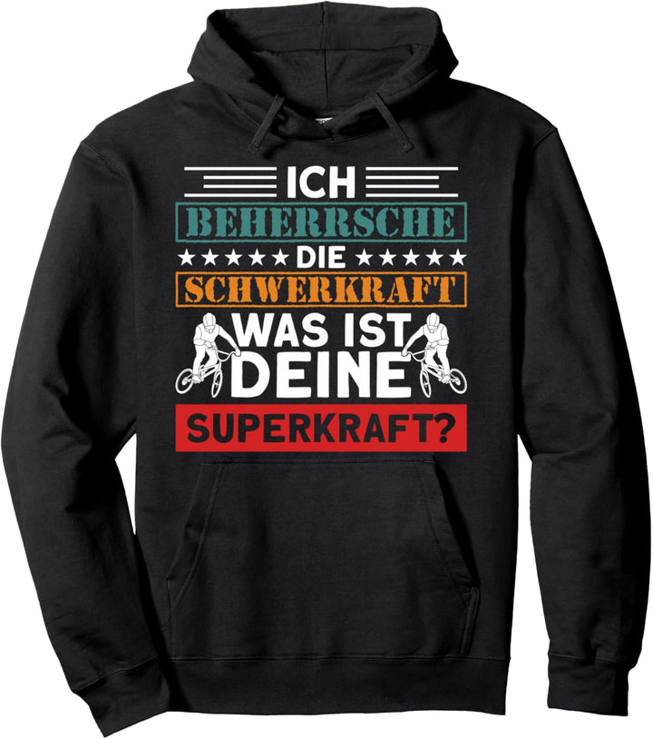BMX Fahrer Bike Dirt Retro Vintage Fahrrad Pullover Hoodie