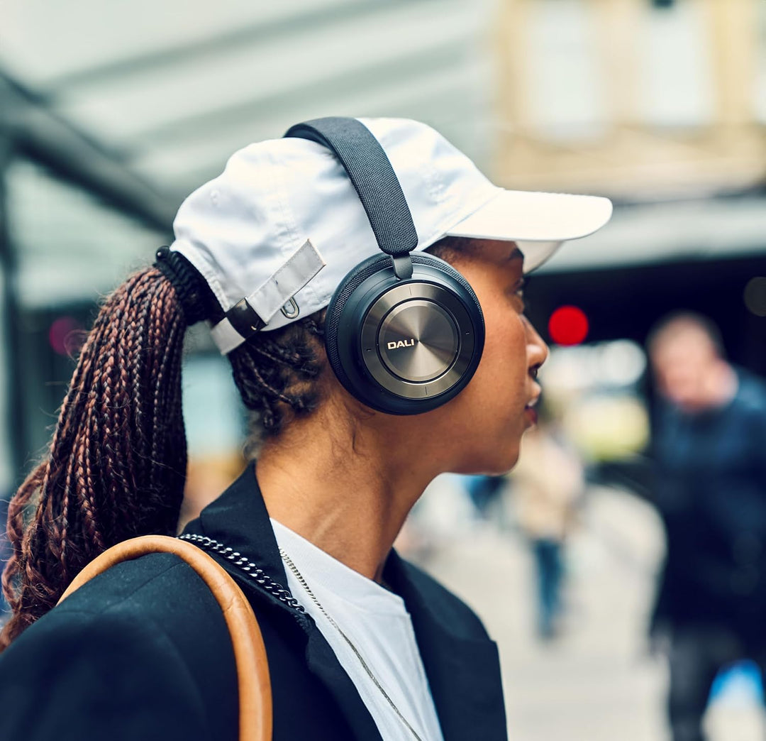 DALI IO-8 – Iron Black, Kabellose Kopfhörer mit ANC, USB-C, 35h Akkulaufzeit & Dual Sound Modes – Ov