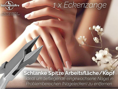 Pediküre Set mit Nagelzangen und Fusspflegeinstrumente