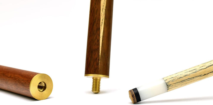 store HD Billard Queue Set zweiteilig aus edlem Holz, 147cm lang, Billard Kö 2-teilig für Pool + Sno