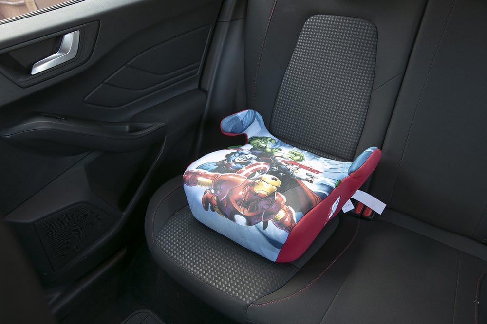 Tataway Marvel Avengers i-Size ECE R129 Autositz für Kinder, 126-150 cm, 22-36 kg, 6-12 Jahre alt, G