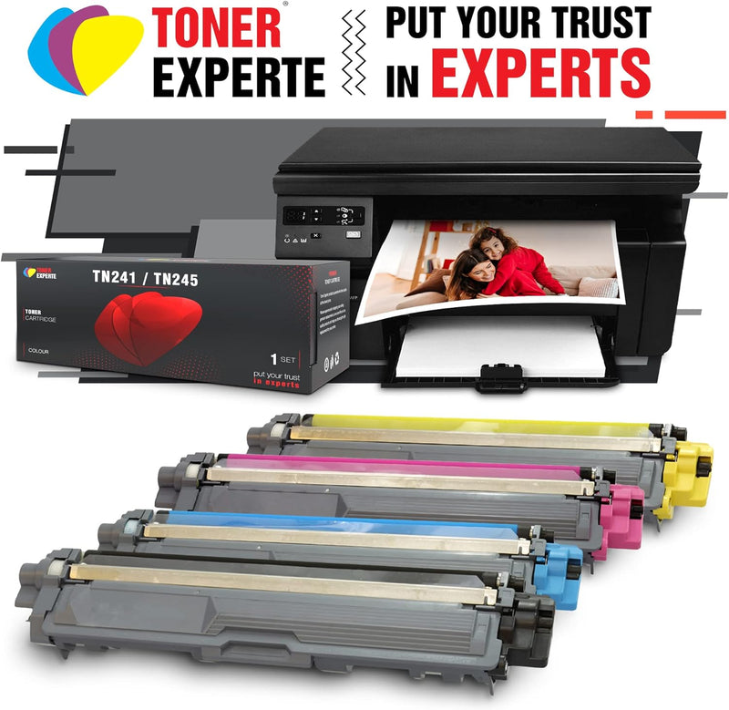 Toner Experte TN241 TN245 Tonerkartusche Ersatz für Brother TN-241 TN-245 Kompatible für DCP-9017CDW