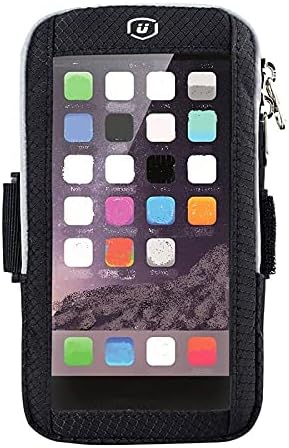 Waterproof Reflective Armband Case with Touchscreen with 2 Compartments Sport Running Walking Cyclin