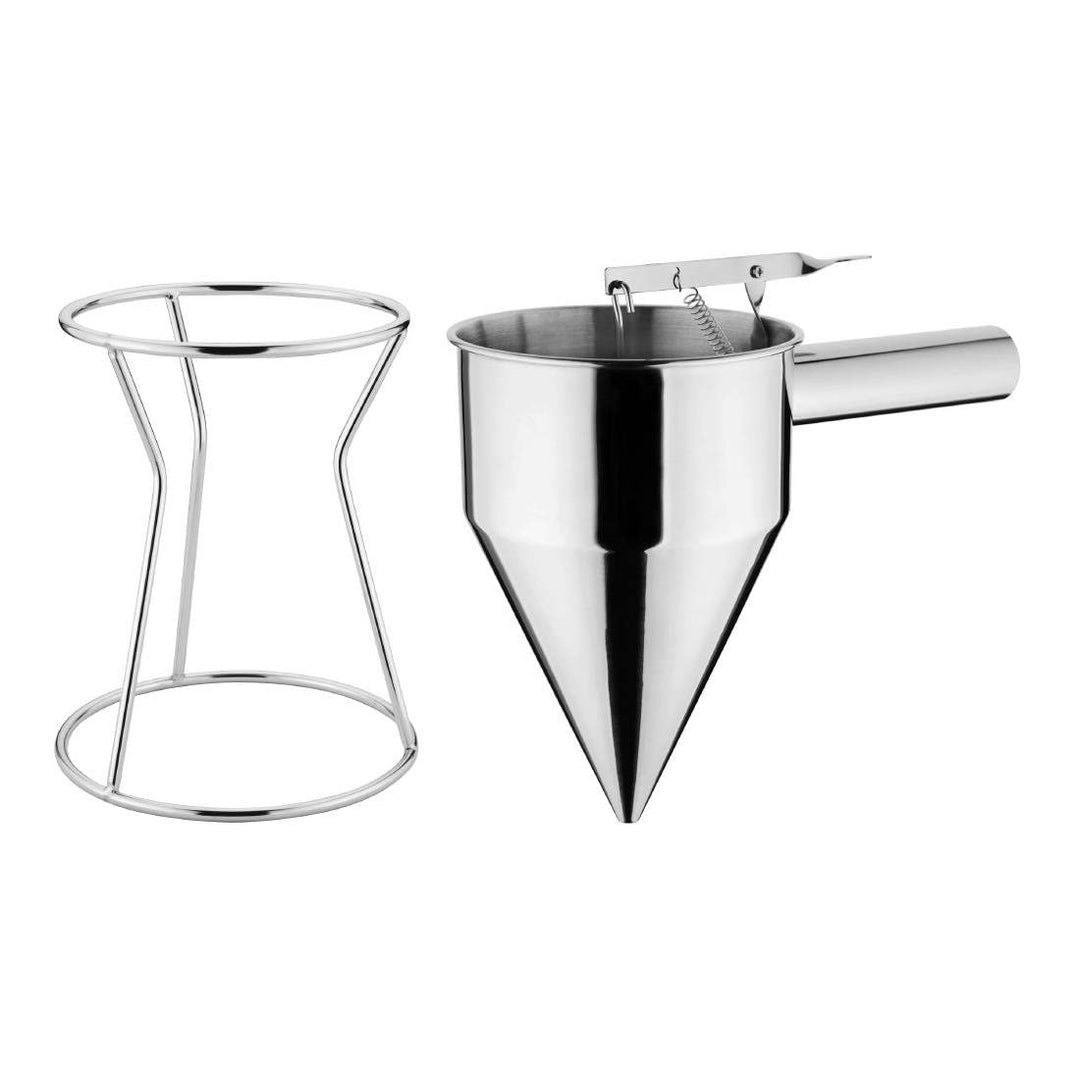 Vogue GG759 Fondanttrichter, Edelstahl, 1,3 Liter Kapazität