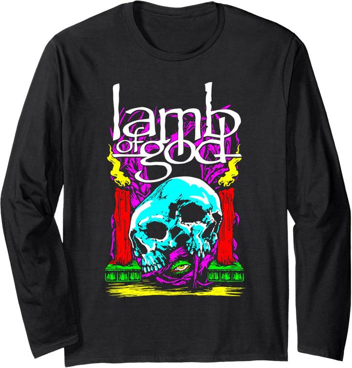 Lamb of God – Candle Skull Langarmshirt