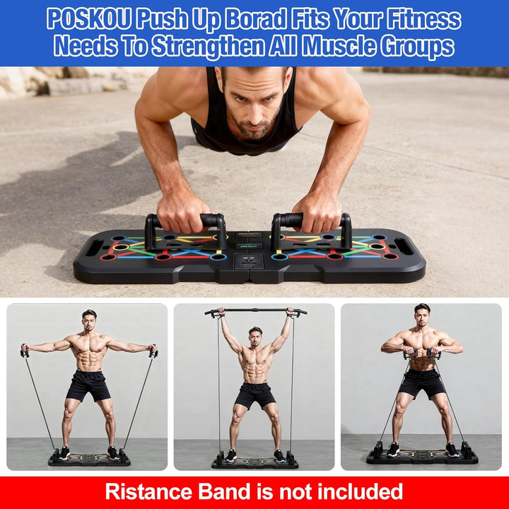 Liegestützbrett Push Up Board Verbessertes Konzept Faltbar Liegestütze Brett Liegestützgriffe Home G