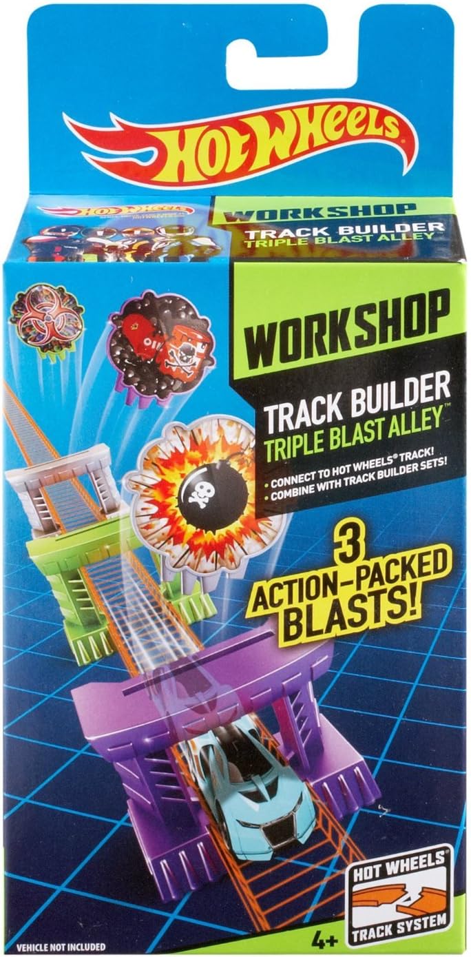 Hot Wheels Track Builder Triple Blast Alley Stunt Pack