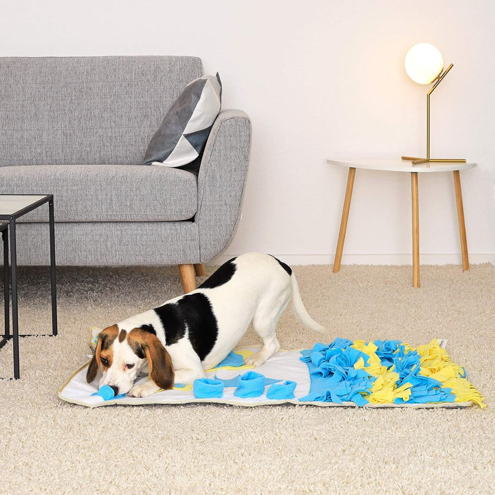 lionto Schnüffelteppich für Hunde und Katzen, Suchmatte zum Stressabbau und zur Konzentrationsförder
