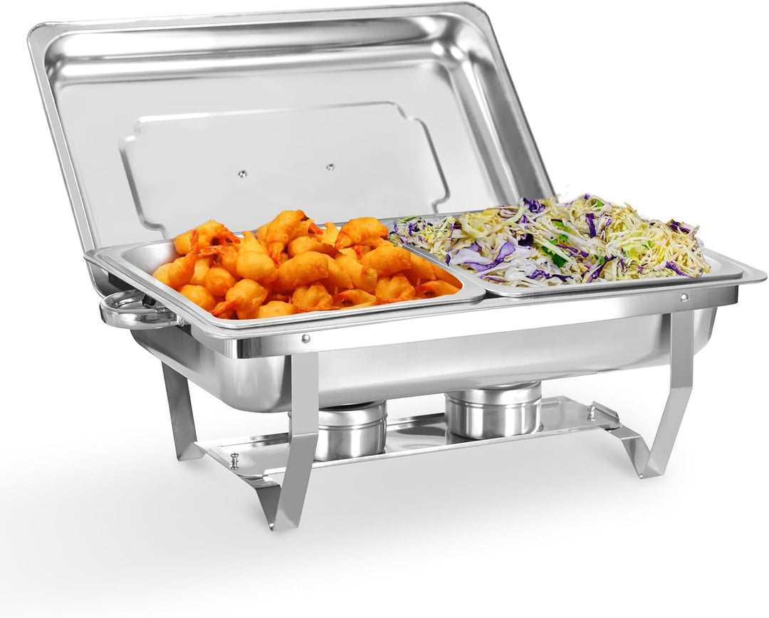 Chafing Dish Profi Set Toulouse, Edelstahl Warmhaltebehälter, Speisewärmer, Rechaud, Chafing Dishes
