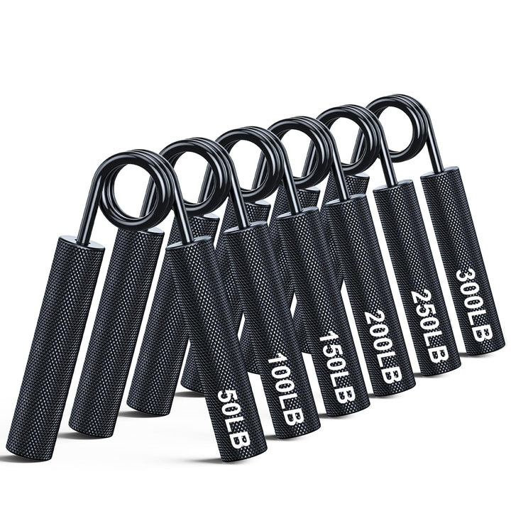 ZEAGUS Handtrainer Unterarmtrainer 4Pack or 6Pack,Metall Fingertrainer Kit | Rutschfester Griffkraft