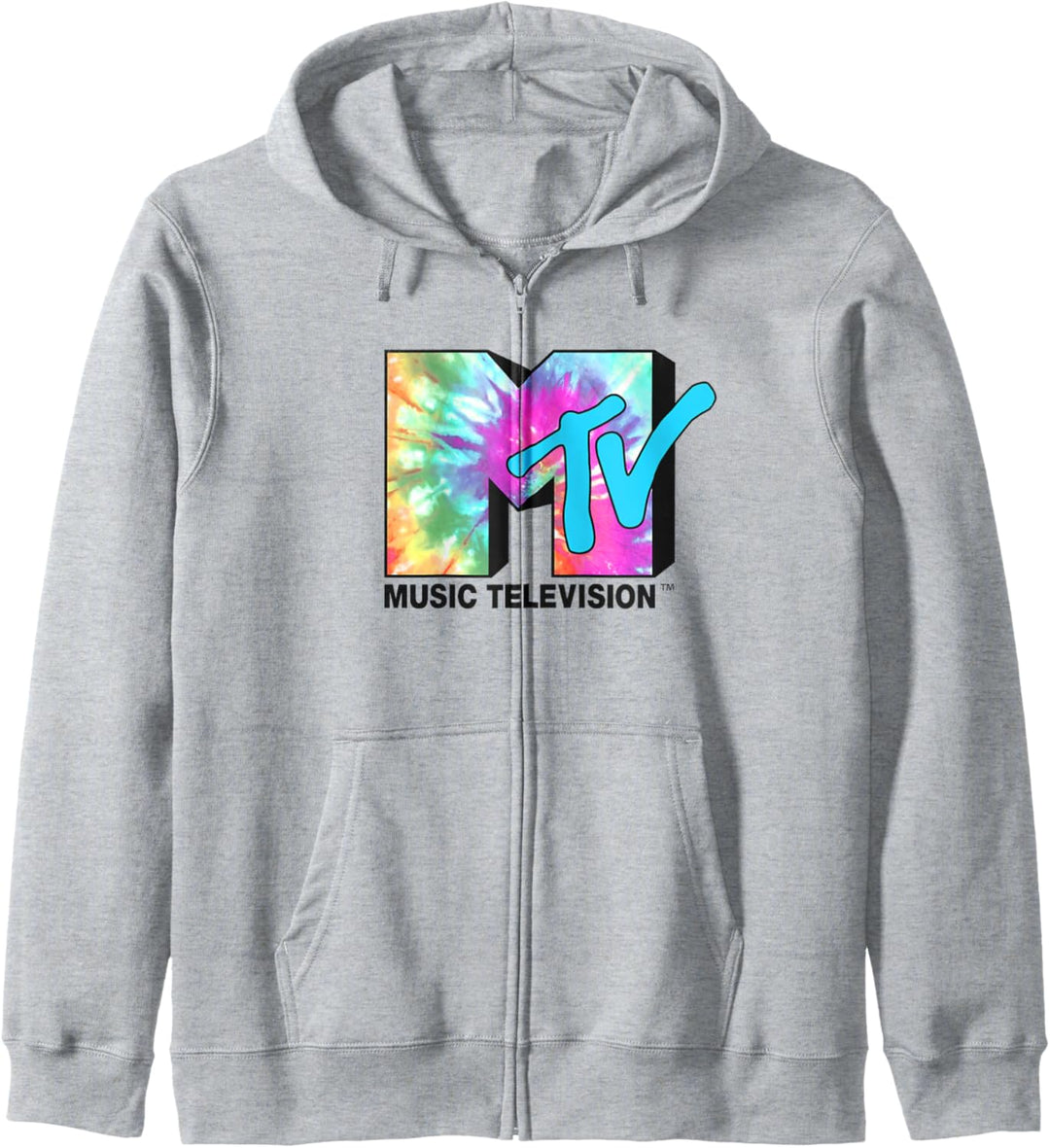 MTV Tie Dye Logo Comp Kapuzenjacke