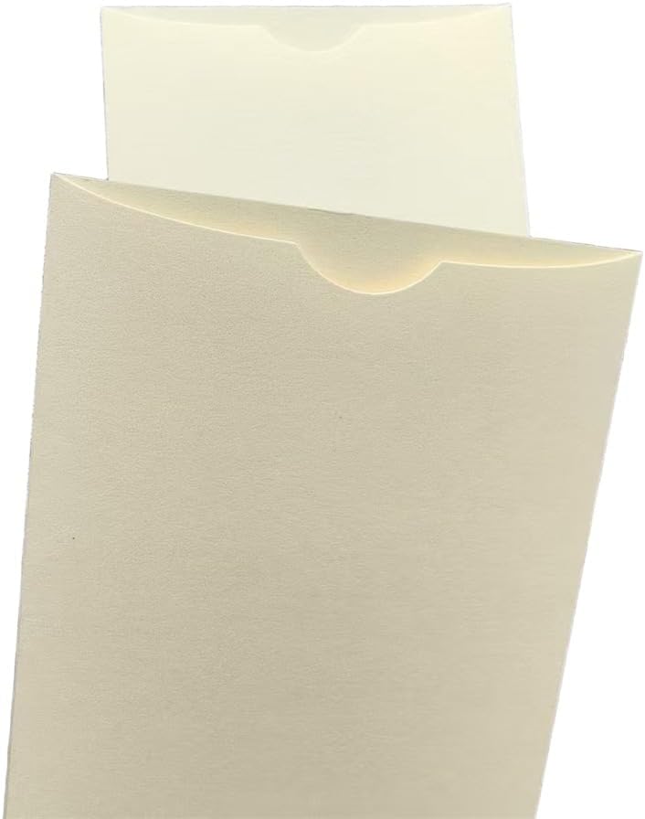 MillaSaw 25 Stück hellgoldene Umschläge für Hochzeitseinladungen, Ankündigungen, Geburtstage, 13,2 x