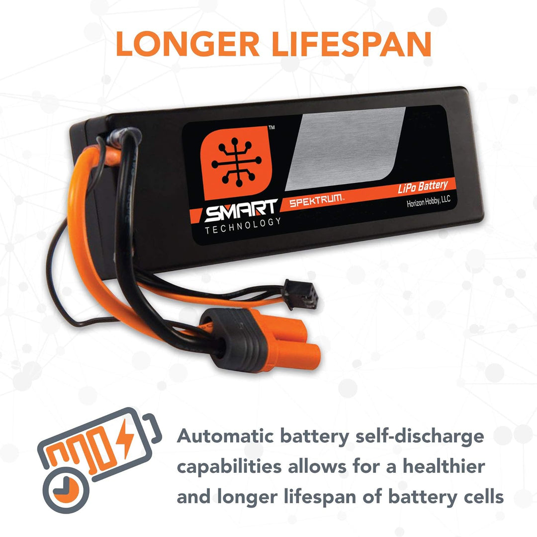 11,1 V 5000mAh 3S 100C Smart Hardcase LiPo-Akku: IC5