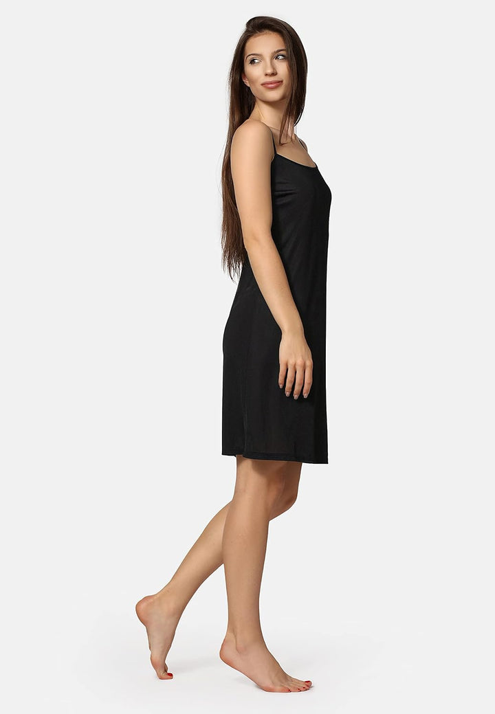Bellivalini Damen Unterkleid ME6277 S Schwarz, S Schwarz