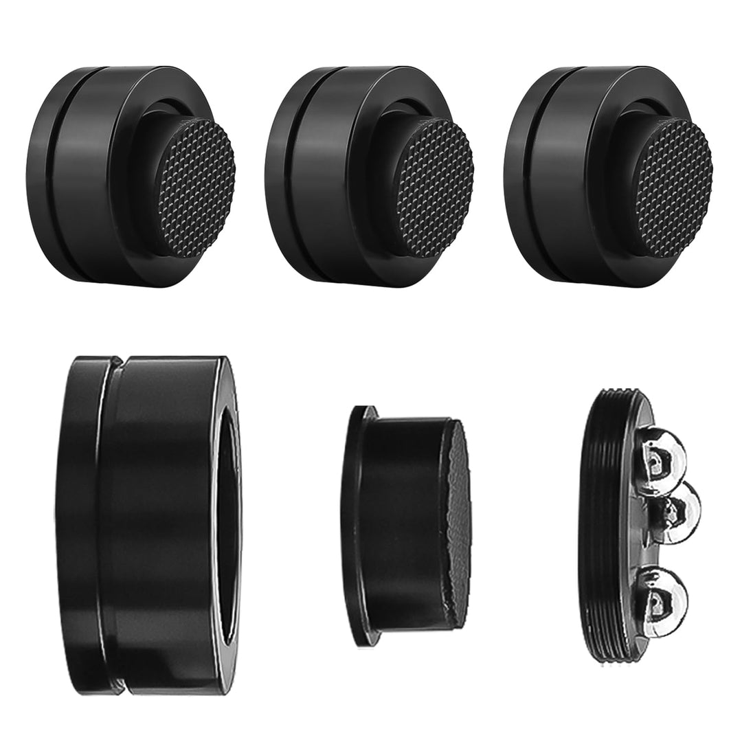 Tirstrup 4 Stück HiFi Lautsprecher Füsse 39x23mm Lautsprecher Halterung Fuss Einstellbare Isolation