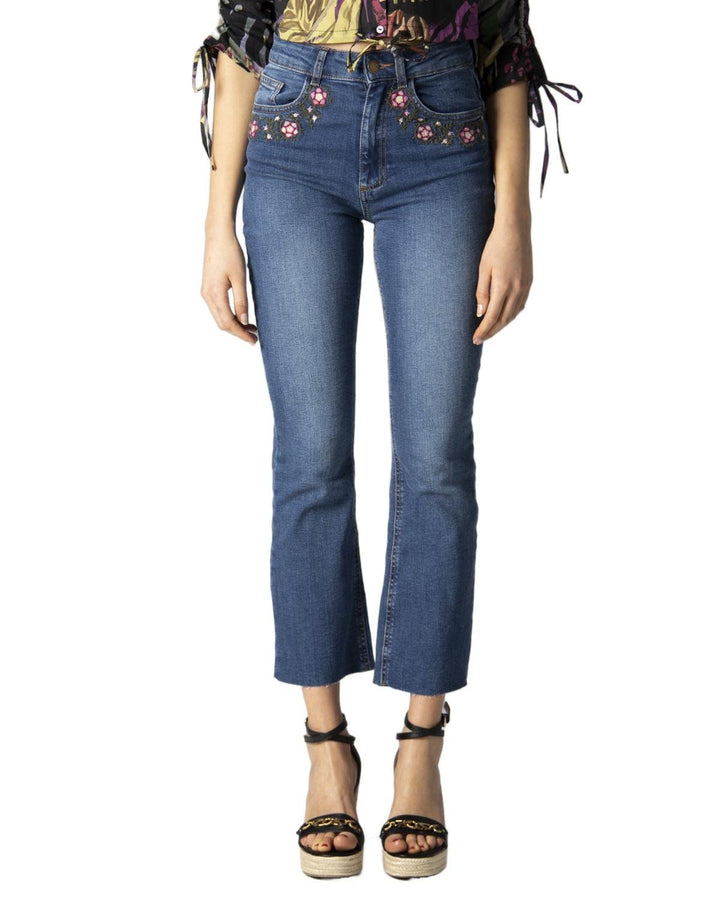 Desigual Damen Denim_Jerry Jeans 34 Blau, 34 Blau
